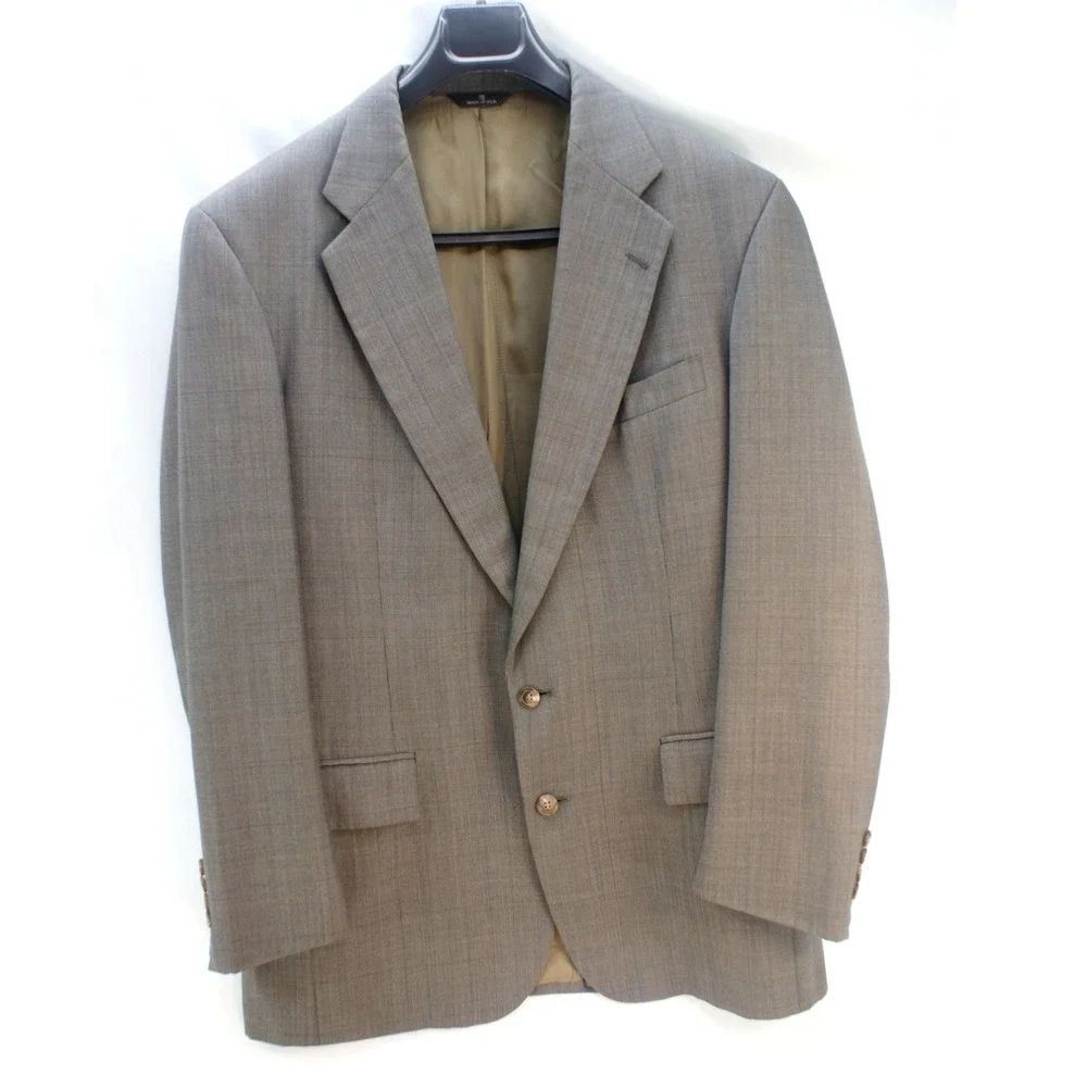 Vintage Polo University Club Ralph Lauren Glen Plaid Sport Coat 2 Button USA 42R